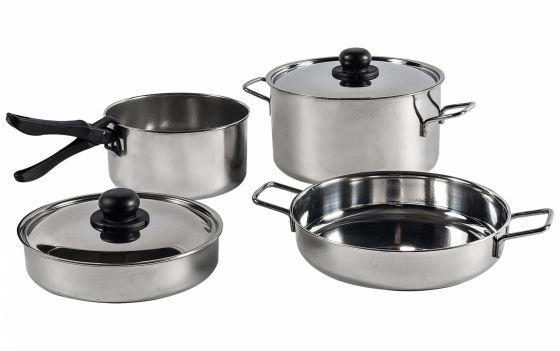 Berger Topf-Set Edelstahl 7tlg.