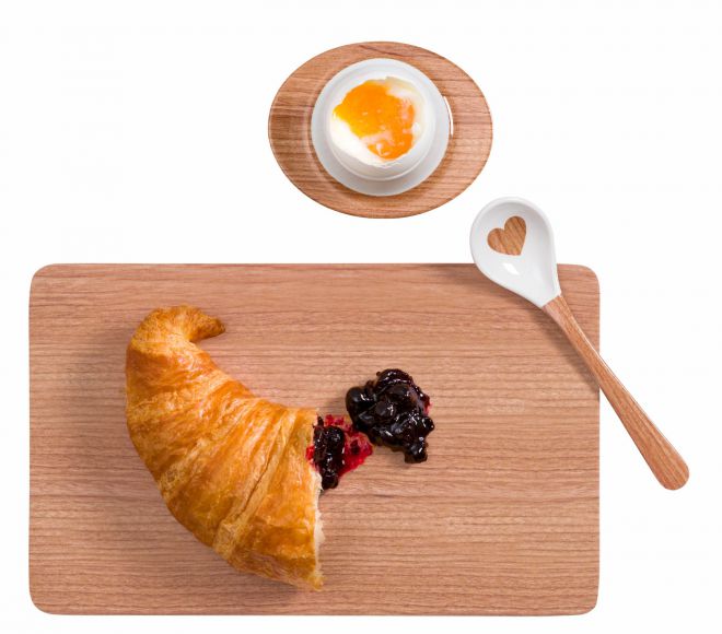 Berger Brotzeitbrett WOOD 145x235mm / 2er