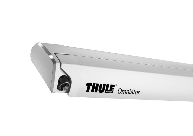 Thule Markise TO 6300, 2,6 x 2 m, Gehäuse weiss, Saphir-Blau