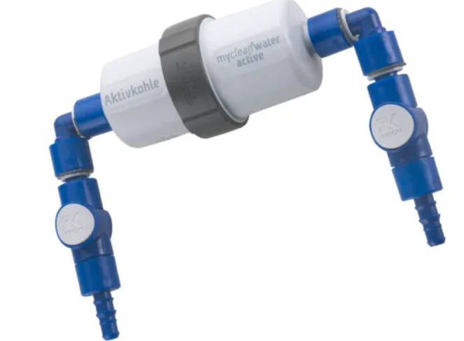 Reich Aktivkohlefilter Einbauset myclean®water active, UniQuick, 1 gerade + 1 gewinkel