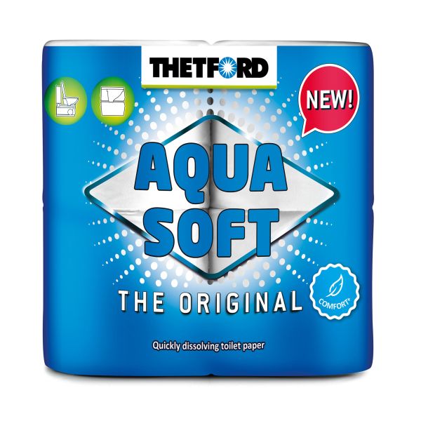 Thetford Toilettenpapier Aqua Soft 4er