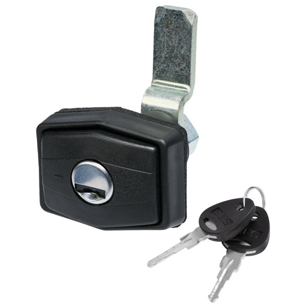 Druckdrehverschluss Hexagon STS, schwarz, lose