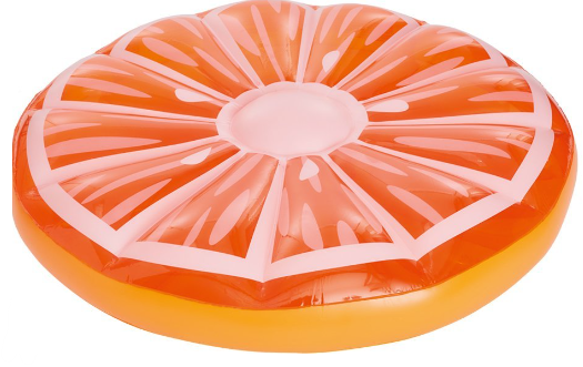 Happy People Schwimminsel Floater orange 118x23cm