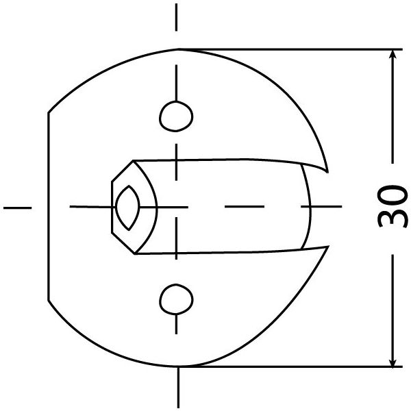 Lippert Möbelverbinder PVC 5er