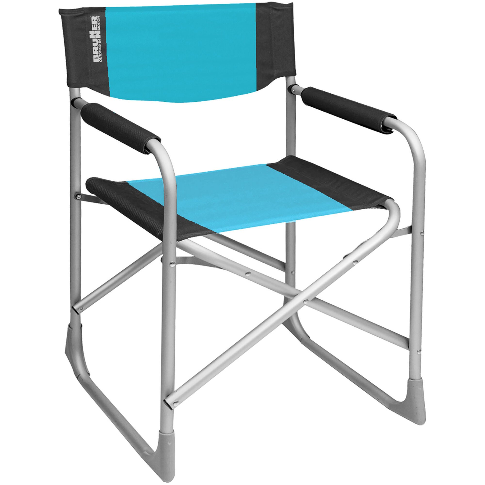 Brunner Regiestuhl Captain, hellblau / schwarz