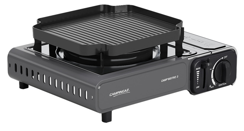 Campingaz Gaskocher CampBistro 3 mit Grillplatte
