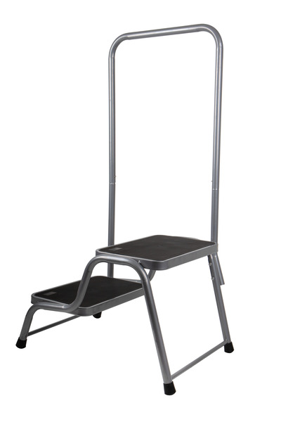 Carbest Trittstufe mit Handlauf Tritthöhe 37.5cm