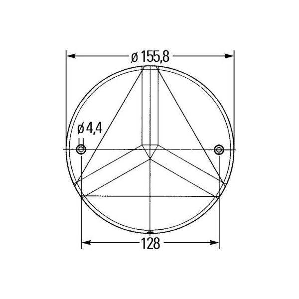  Rückstrahler ø156mm