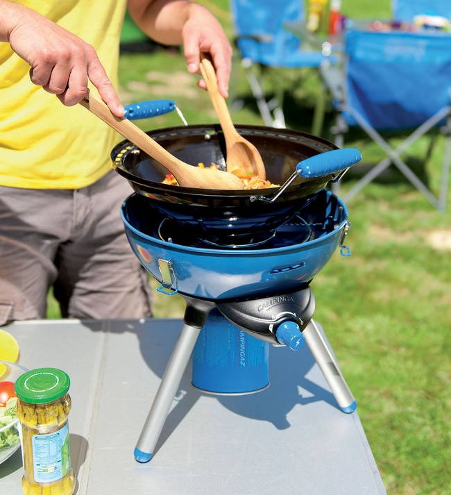 Campingaz Party-Grill 400 CV mit Wok-Fuktion, für Ventilkartsuche