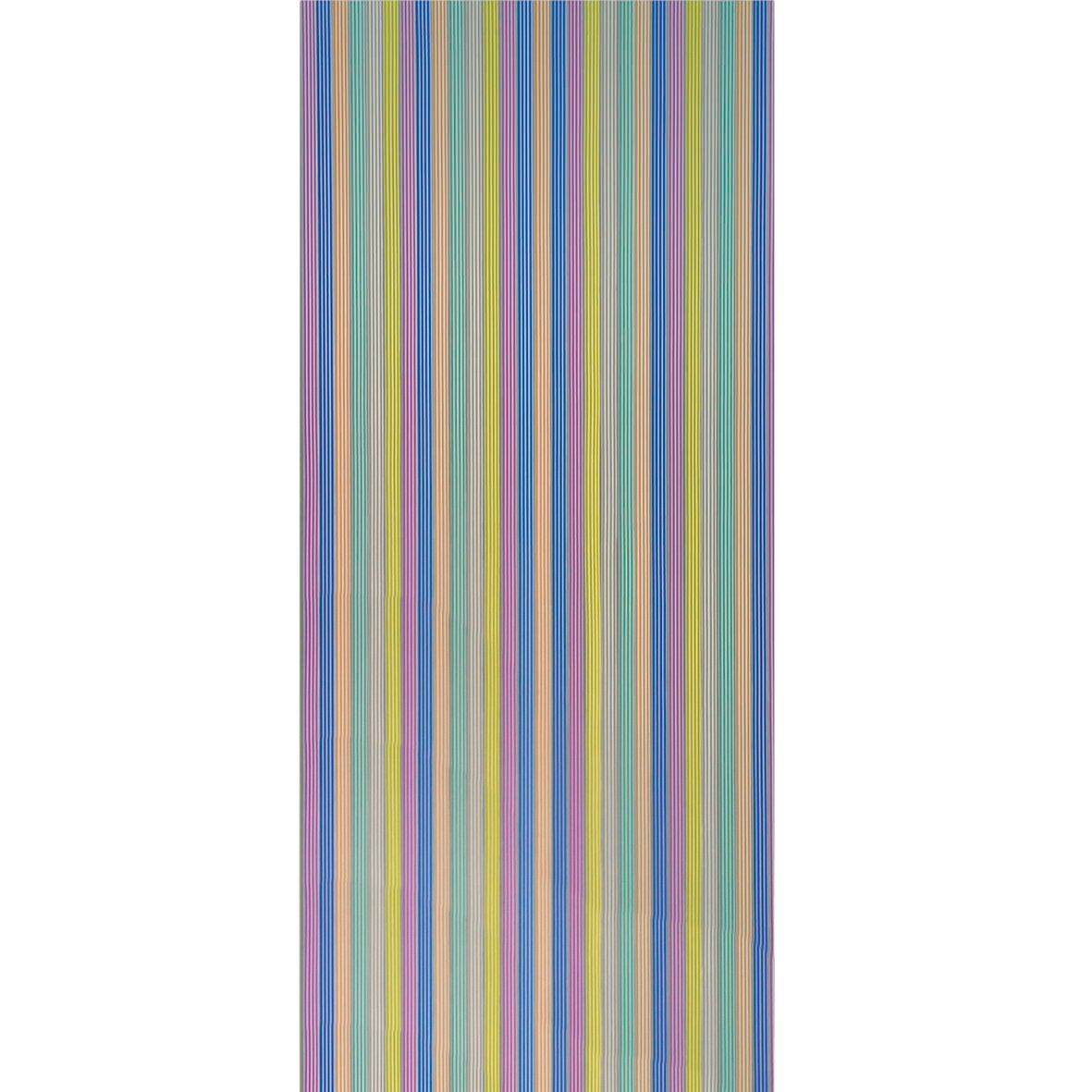 Streifenvorhang, pastellbunt, 90 x 200 cm