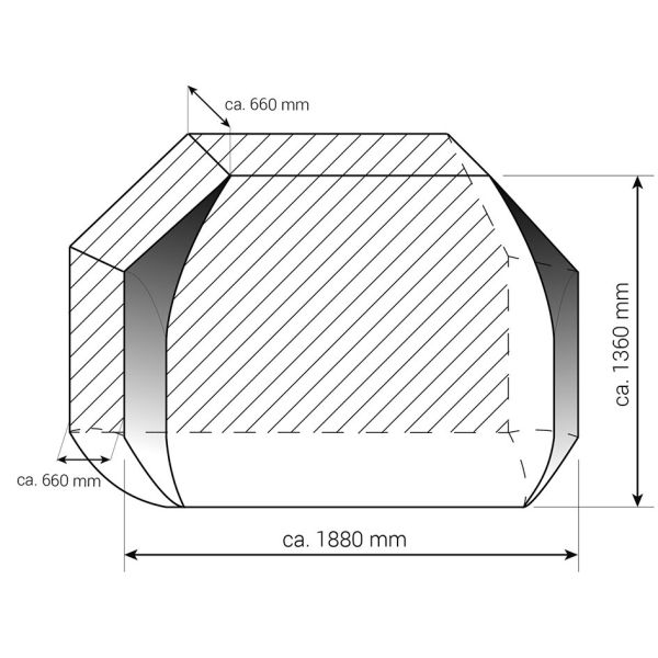 Hindermann Fahrradschutzhülle Basic Zwoo / max. 4 Bikes