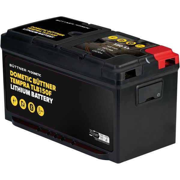 BÜTTNER Dometic Lithium Batterie Tempra F mit Heizung TLB150F L5, 150 Ah