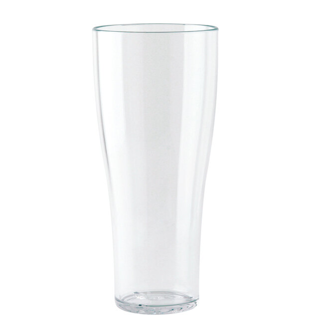 Waca Premium-Campinggläser aus PC/SAN – glasklar, Weissbierglas, 500 ml