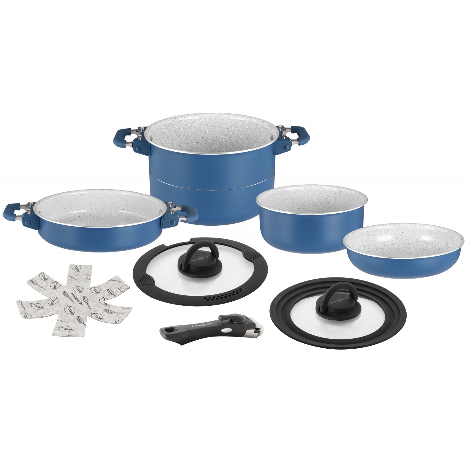 Brunner Kochgeschirr-Set CAREZZA 7+1tlg.