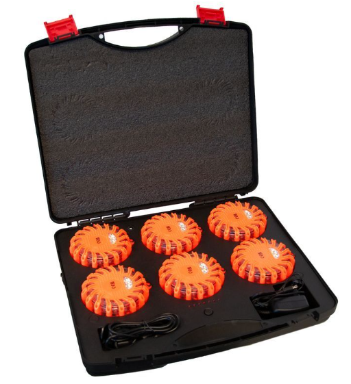 LED Akku-Warnblitzer-Set