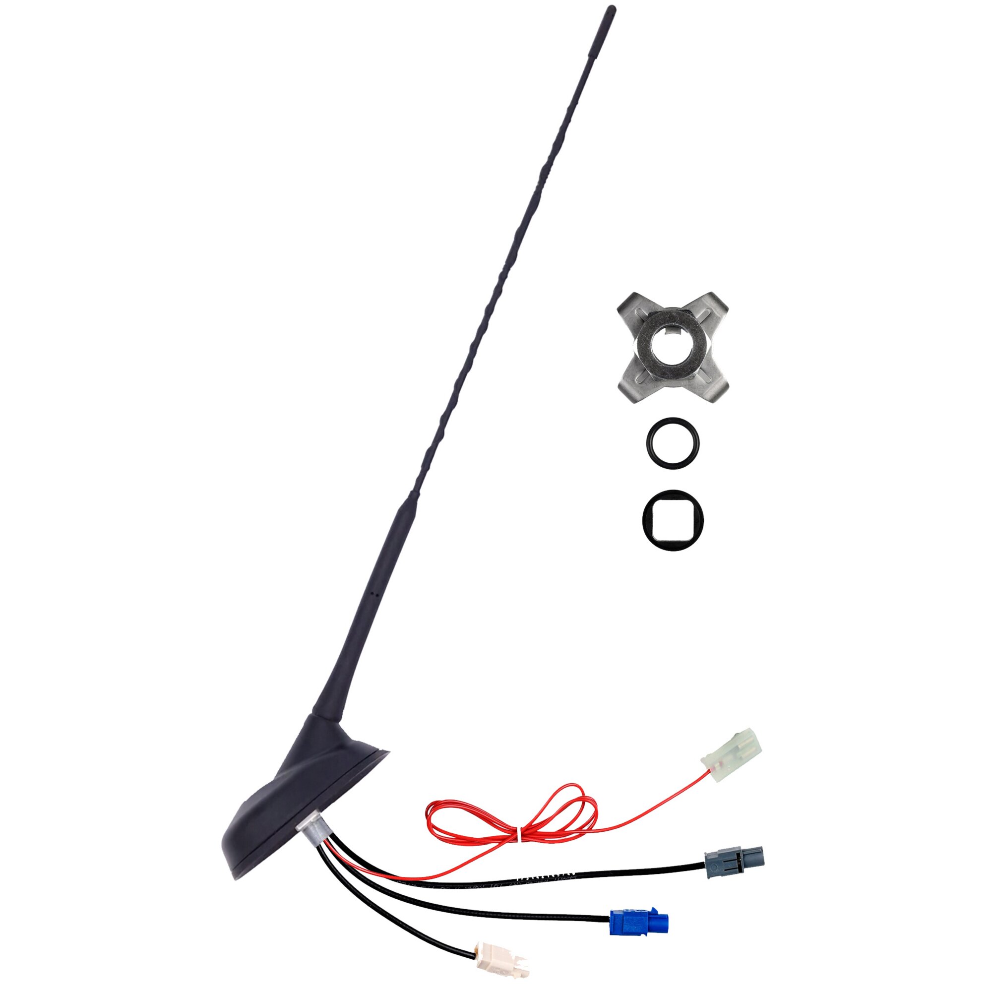 FM/DAB+/GPS Kombiflex-Schrägdachantenne, aktiv, 12 Volt