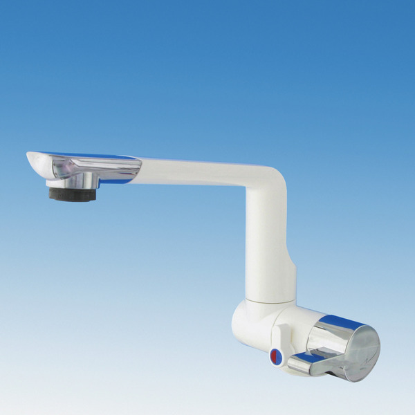 Comet Einhebelmischer automatik Arona, weiss/chrom