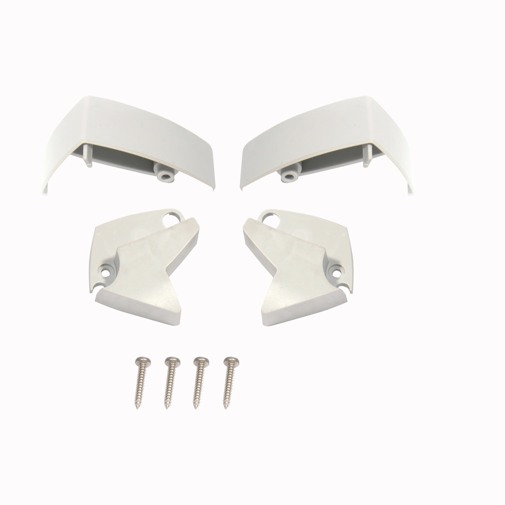Thule Frontblendenendkappen grau TO 5102, Satz links und rechts
