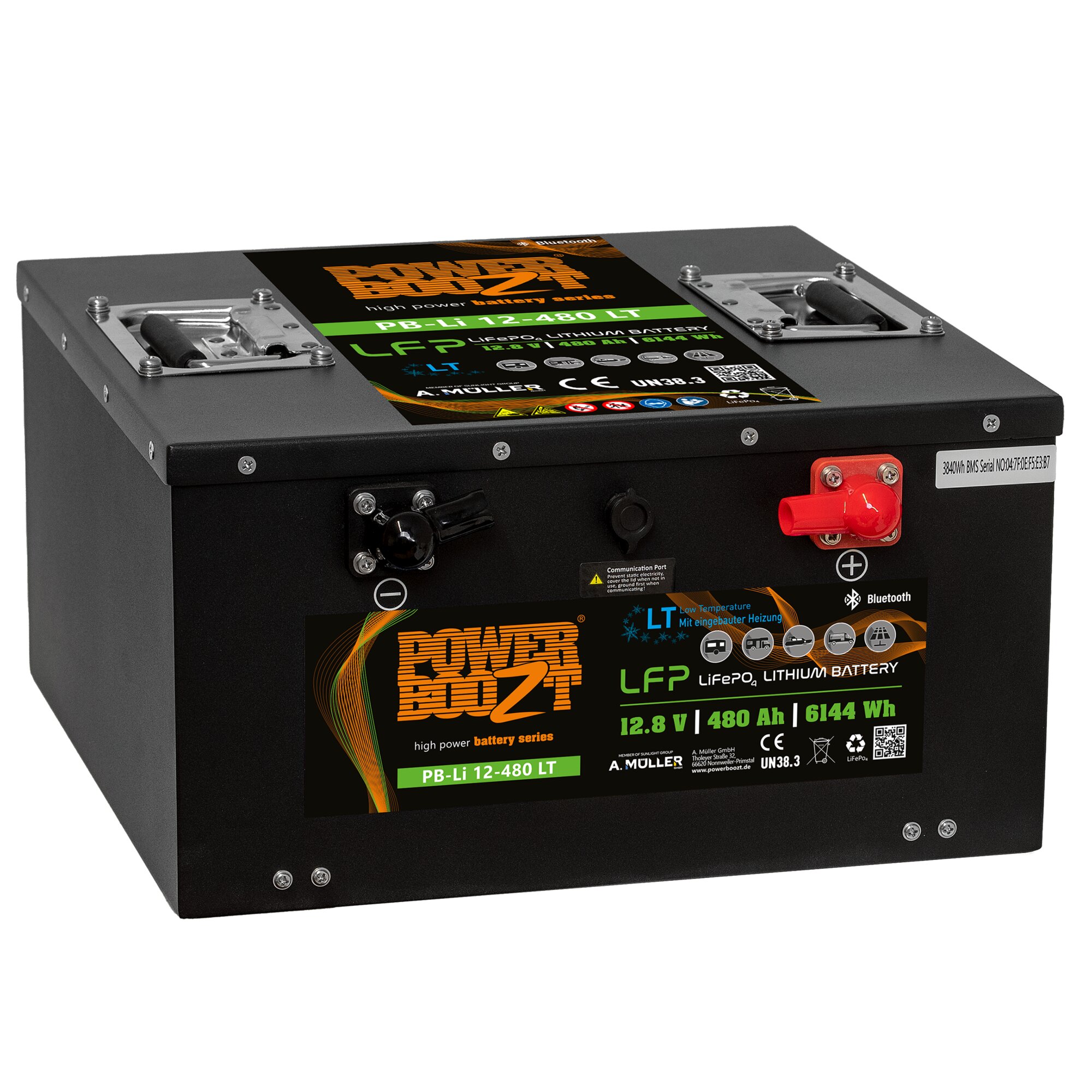 PowerBoozt Lithium Kaltwetterbatterie, 480 Ah, PB-LI 480LT Untersitz
