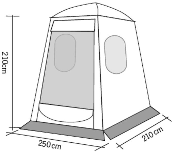 Reimo Tent Heckzelt UPGRADE DOME