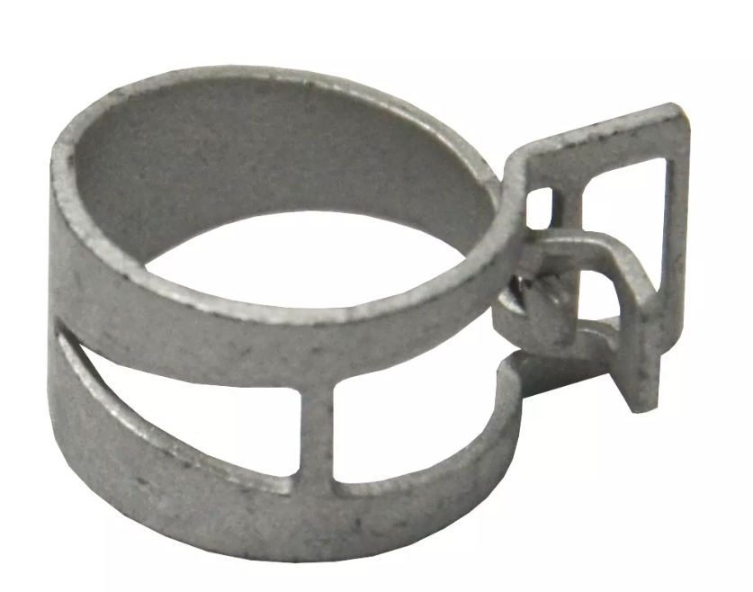 Lilie Federbandschelle vorgespannt 18mm / WeissGELB® / 5er