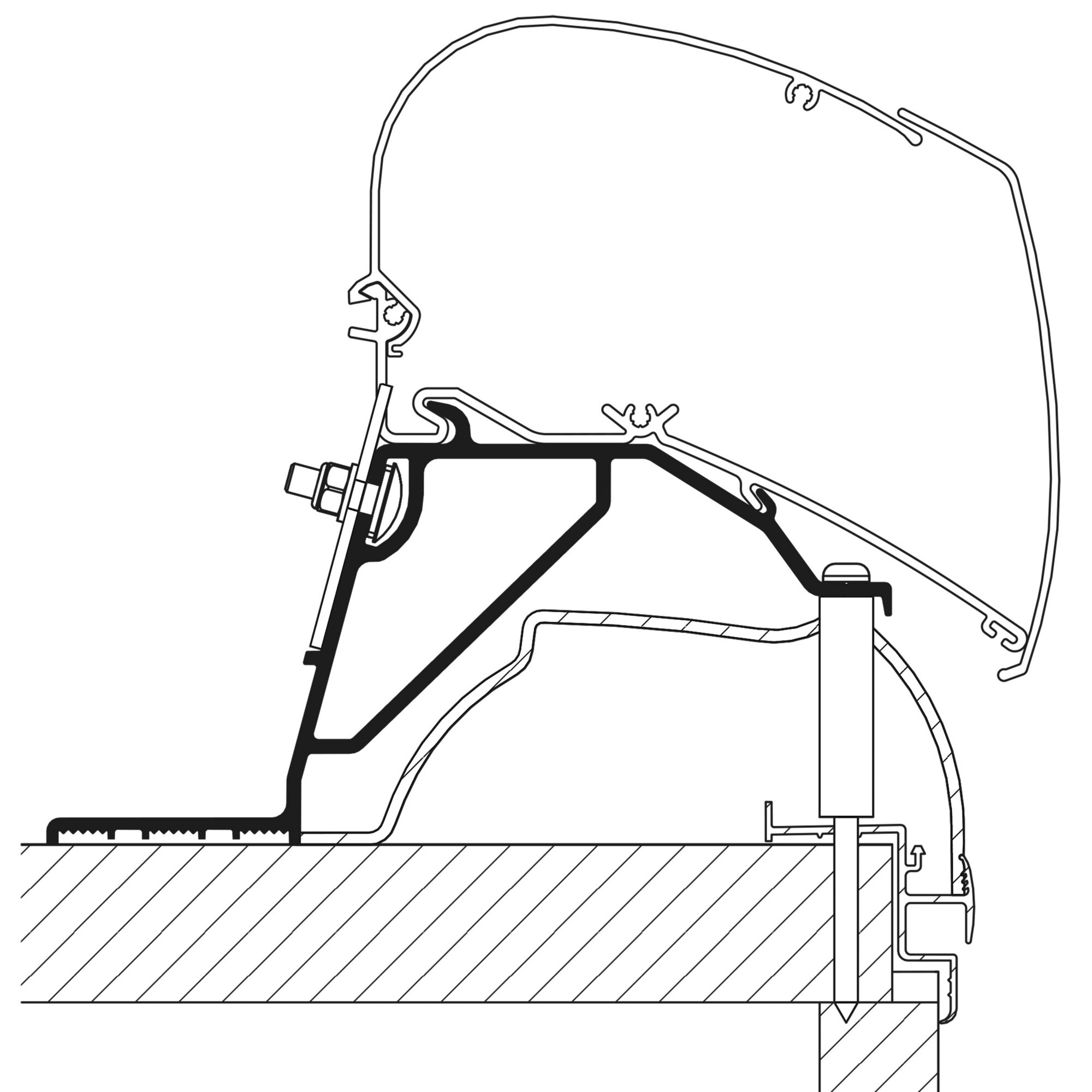 Thule Markisenadapter THULE Hobby