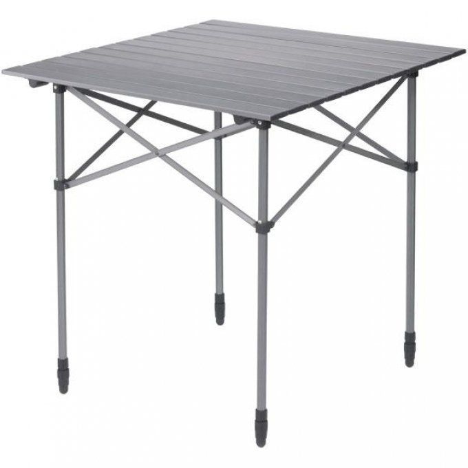 Berger Alu Campingtisch mit Rollplatte 70x70cm