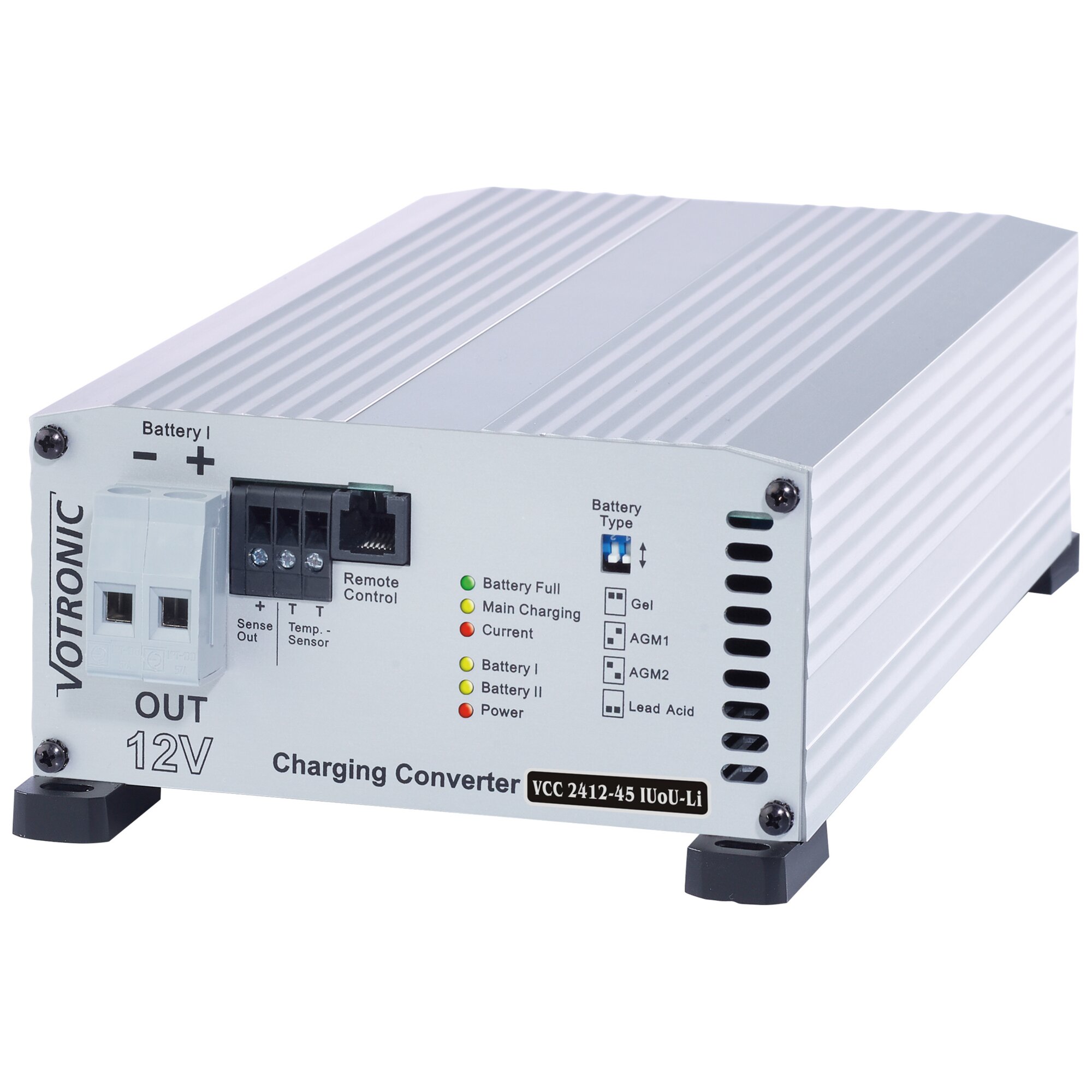 VOTRONIC Ladebooster VCC IUoU-Li, 45 A, 2412-45 IUoU-Li