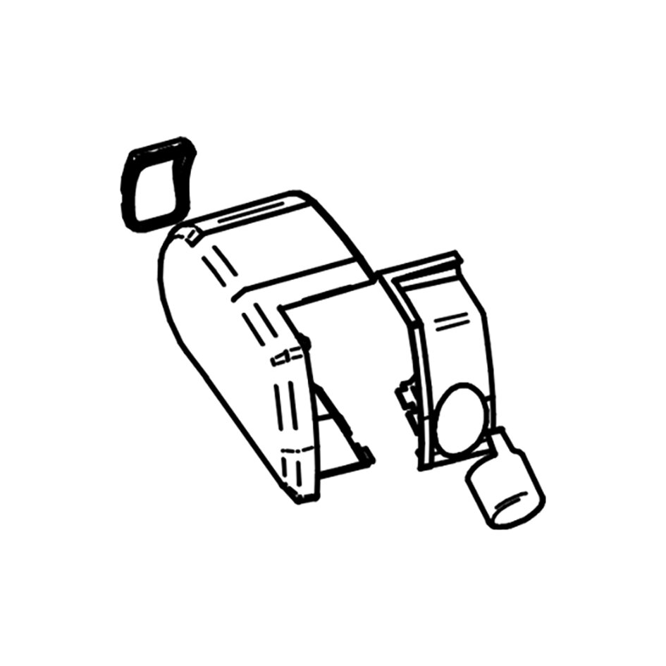 Thule Endkappe (Motor) TO 9200 ab Bj. 10/21 creme, links
