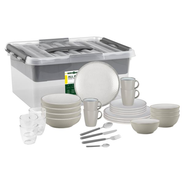 Brunner Geschirr-Set AMADE 40tlg. mit Antislip
