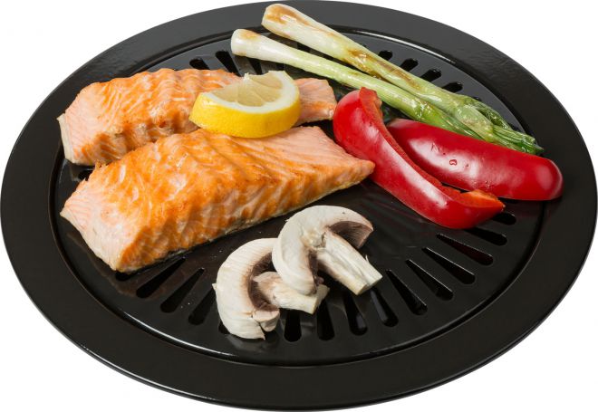 IMEX Grillplatte für Gaskocher ø30.5cm / 3tlg