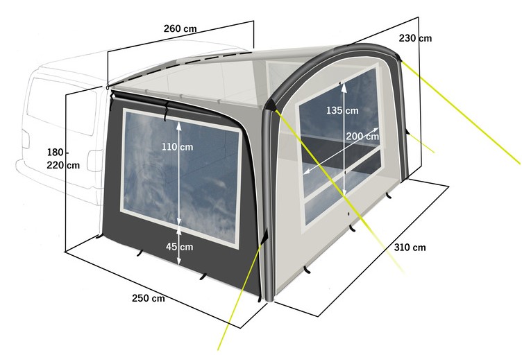 Reimo Tent Sonnendach ANTIGUA AIR 