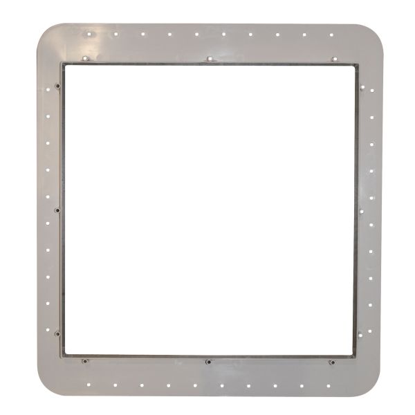 Dometic Montagerahmen hellgrau, 60 mm, 43 mm, für Mini Heki