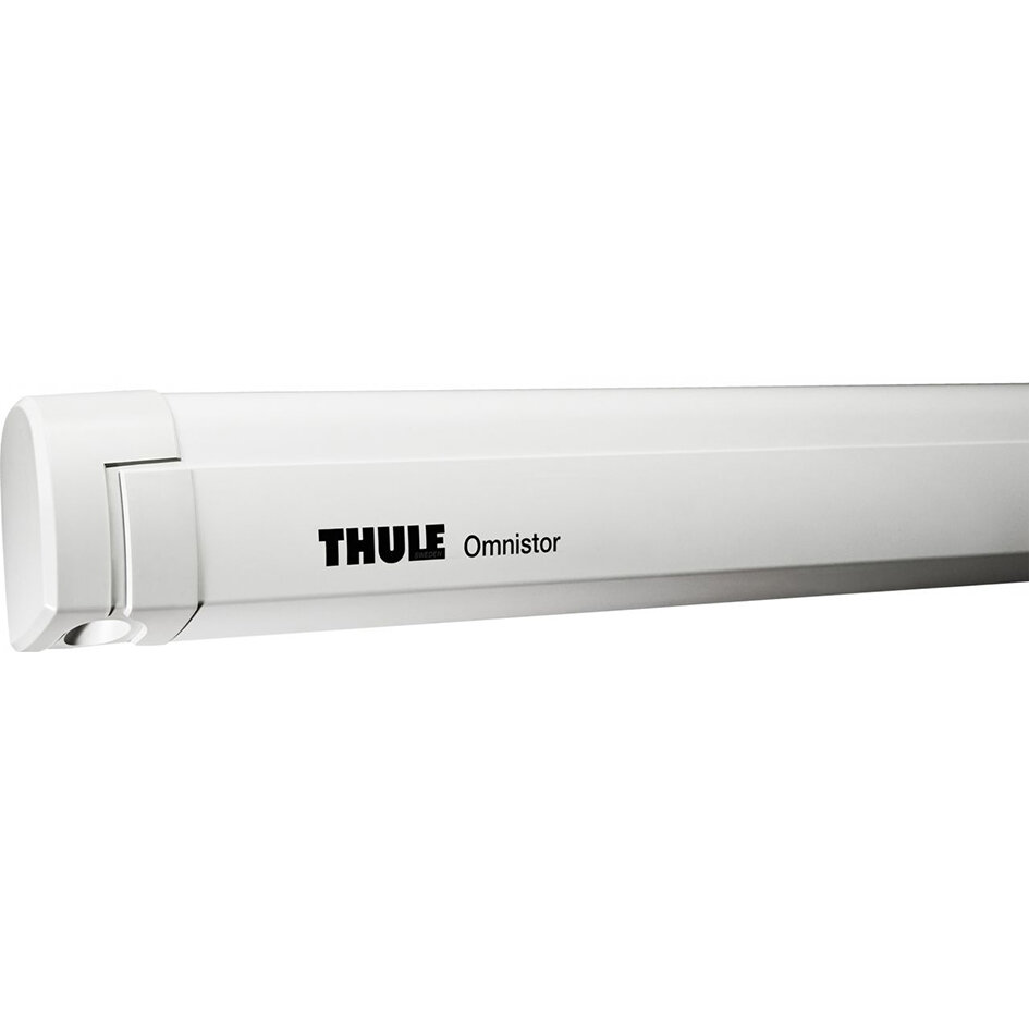 Thule Wandmarkise Omnistor 5200, 12V weiss, 3,5m Tuch Mystic Grey