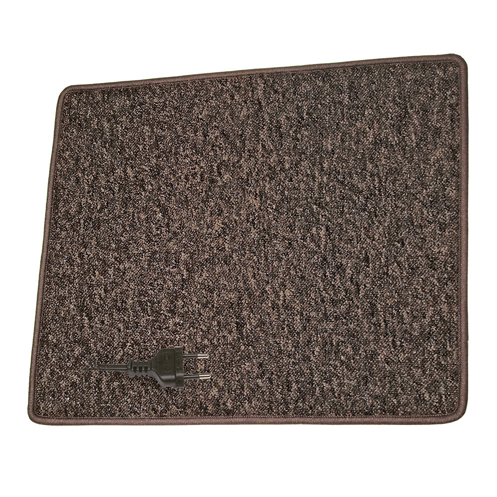 Pro Car Heizteppich 230 V/40 x 60 cm, dunkelbraun