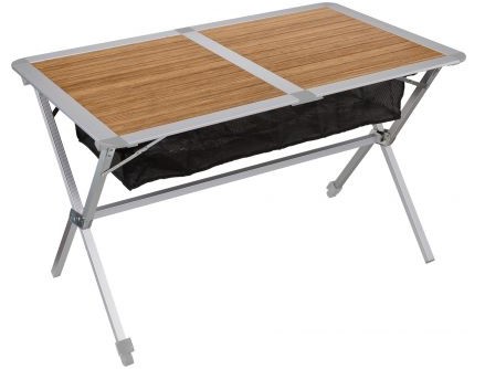 Berger Bambus-Alu Rolltisch 115x75cm