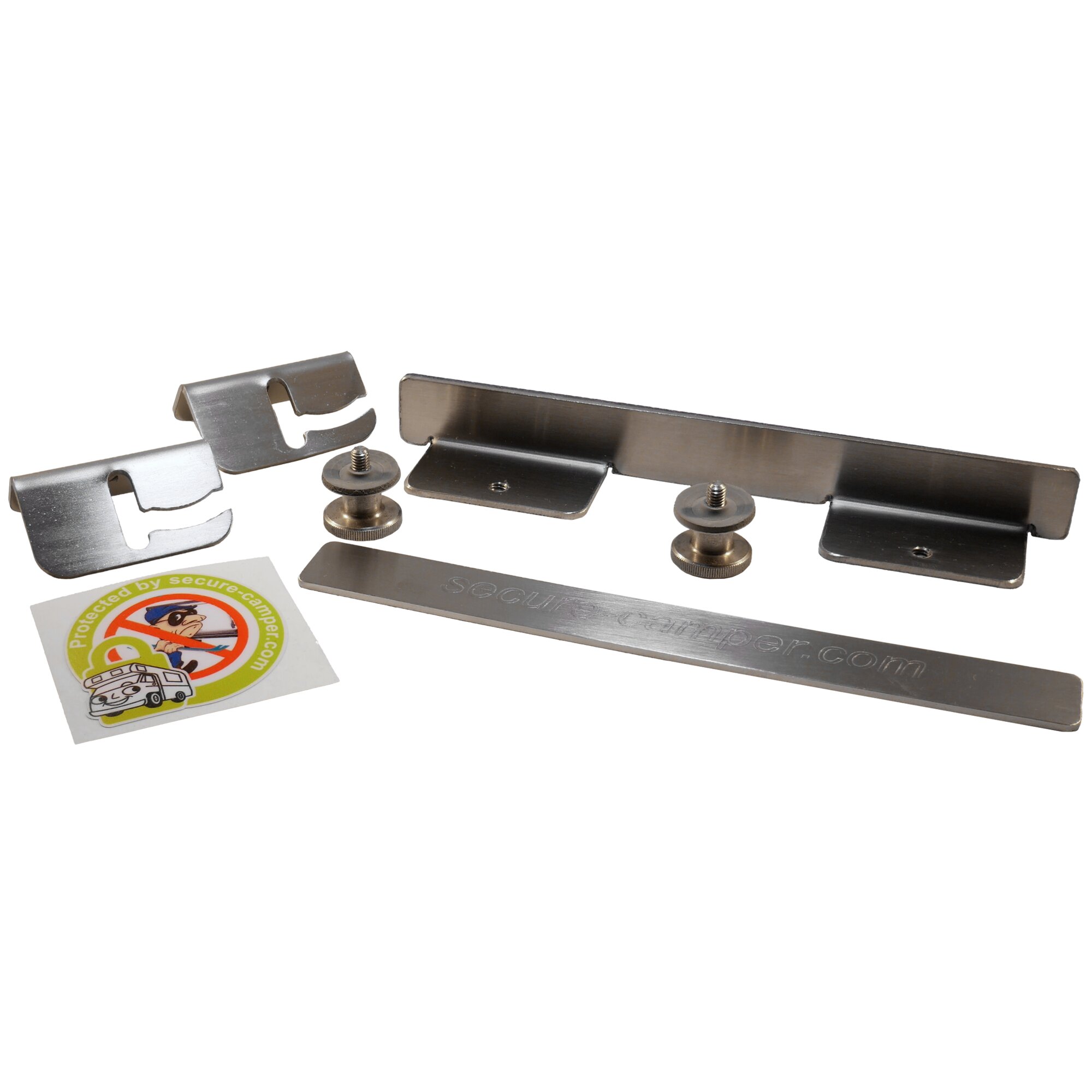 secure camper Einbruchschutz für Fenster für Dometic S4/S5/S10 Polyvison, silber, L