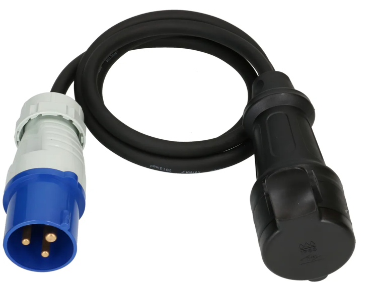 Max Hauri CEE Adapterkabel 1.5m mit CH-Steckdose Typ 13