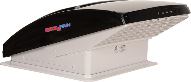 MaxxAir Dachventilator MaxxFan Deluxe Rauchglas
