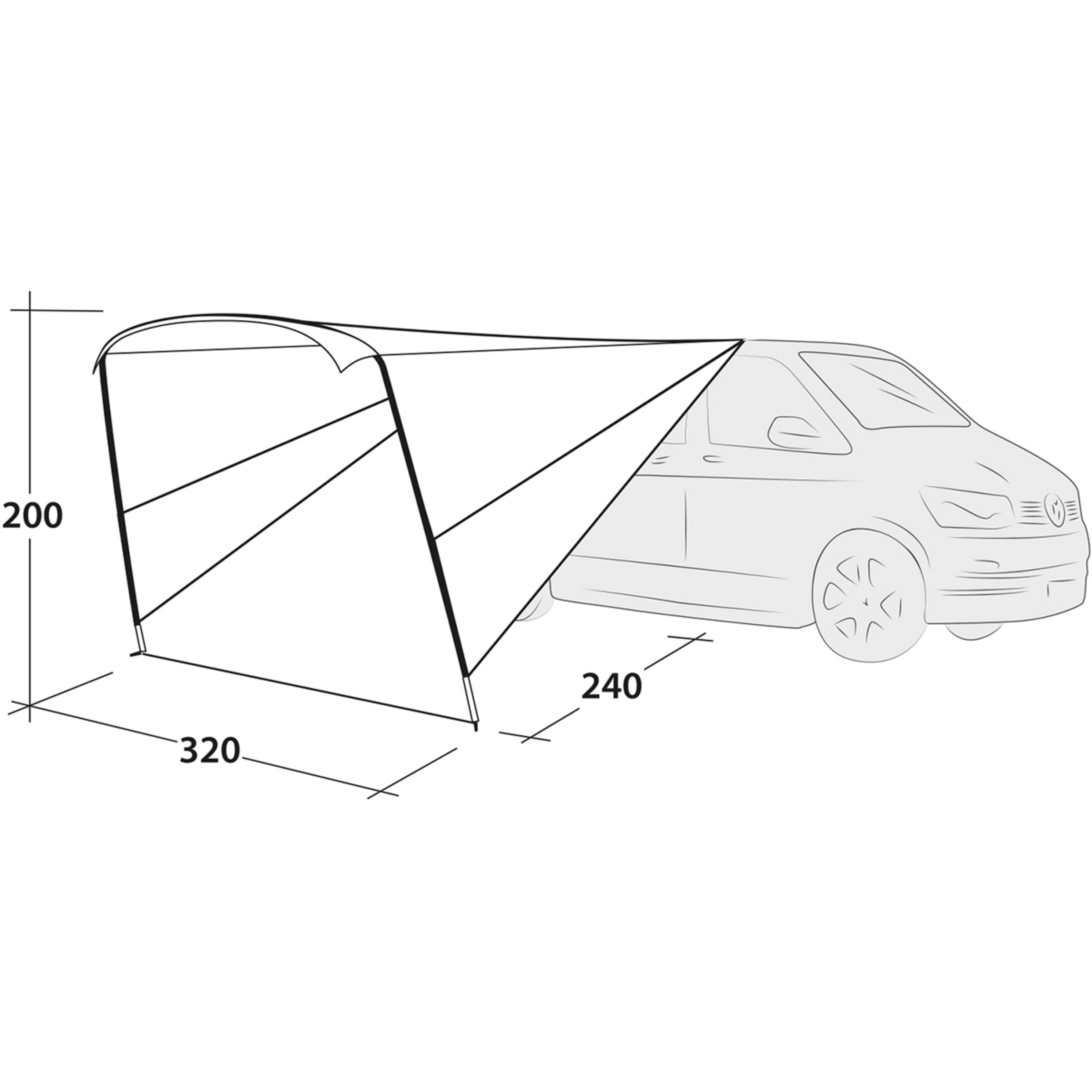 Outwell Sonnenvordach TOURING CANOPY M