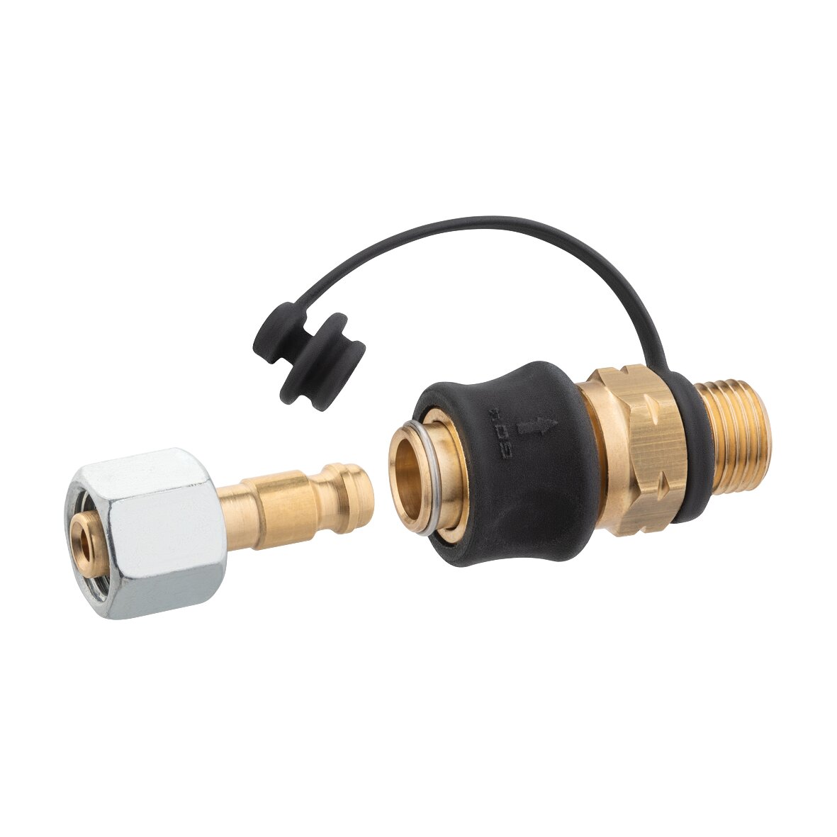 GOK Steckkupplung Set Typ SKU-QR, G 1/4 LH-KN x SKU und STN x RST 8
